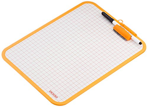 Ellemmevi 3382, Lavagna Bianca Bifacc+Pennare 24X33, Colori Assortiti