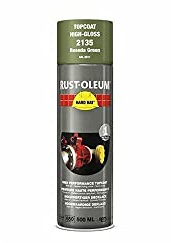 RUST-OLEUM 2135 Hard Hat Topcoat Ral-Colours, The Nr. 1 Industrial Paint Aerosol. Go Further, Work Faster, Last Longer!, Reseda green-RAL 6011