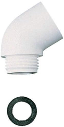 GROHE Adapter 1/2? x 1/2? (zur Kombination von Handbrausen anderer Hersteller, mit Relexa Brausestangen), weiß, 28813000