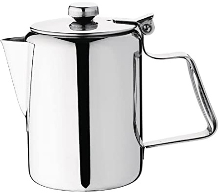 Olympia Concorde Coffee Pot Stainless Steel 16Oz Espresso Maker Italian