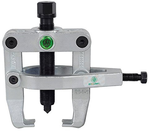 KUKKO 204-1 - Extractor de rodamientos de 2 patas con abrazadera lateral (80x90 mm)