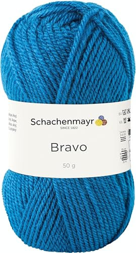 Schachenmayr Bravo 9801211-08195 petrol Handstrickgarn, Häkelgarn