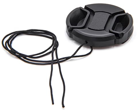 vhbw copriobiettivo 37 mm compatibile con Panasonic Lumix G Vario 12-32 mm 3.5-5.6 Asph. OIS fotocamera - plastica nero