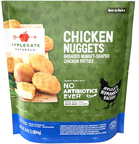Applegate, Natural Chicken Nuggets Family Size, 16oz (Frozen)