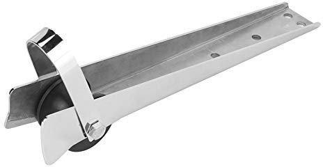 Soporte de anclaje, soporte de rodillo de anclaje de proa de acero inoxidable 316 de grado marino reemplazo para rodillo de elevación de yate