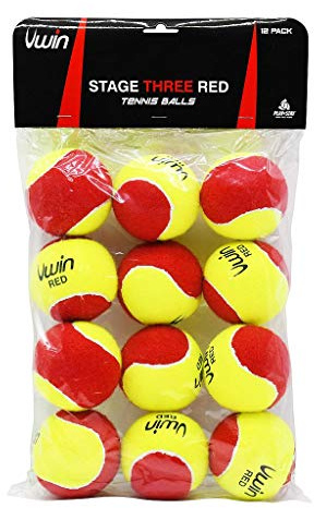 REYDON Uwin etapp tre röda tennisbollar – paket med 12 bollar