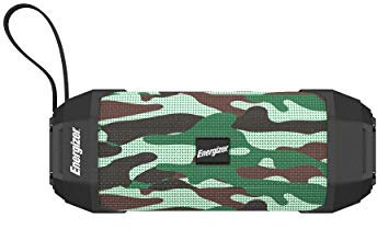 Energizer BTS-104 Altavoz Bluetooth portátil con Banco de energía, micrófono para Llamadas con Manos Libres, Modo FM, Compatible con Smartphone/Tablet y Dispositivos MP3, Militar