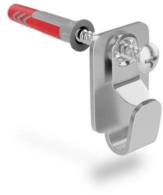 Ikon Picture Hooks Heavy Duty Steel Safety Hook kit for Brick/Plasterboard/Concrete/Block Wall (2)