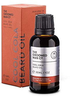 THE GROOMED MAN CO Cool Cola Huile à Barbe 30 ml l'huile adoucit la barbe, élimine les démangeaisons, hydrate la peau