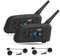 EJEAS V6pro Interfono Moto Bluetooth Coppia 1200 m Interfono in Tempo Reale Auricolare Casco Moto 6 Motociclisti Riduzione del rumore DSP Impermeabilità, USB-C