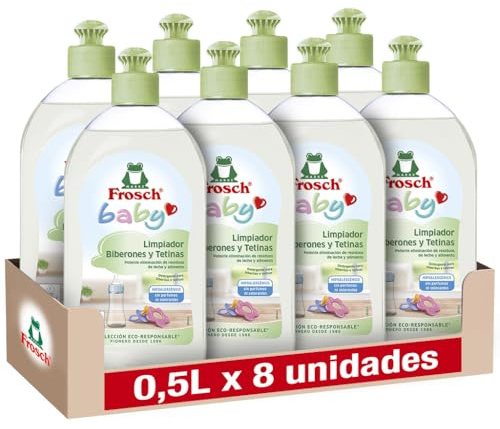 FROSCH 1103565 Diskmedel, 500 ml x 8 stycken