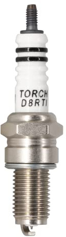 TORCH D8RTI Iridium Spark Plug Replacement for DR8EA, DR8EIX, DR8EGP, DPR8EA-9, R6G, X24ESZU9, IX24, X24ESR-U