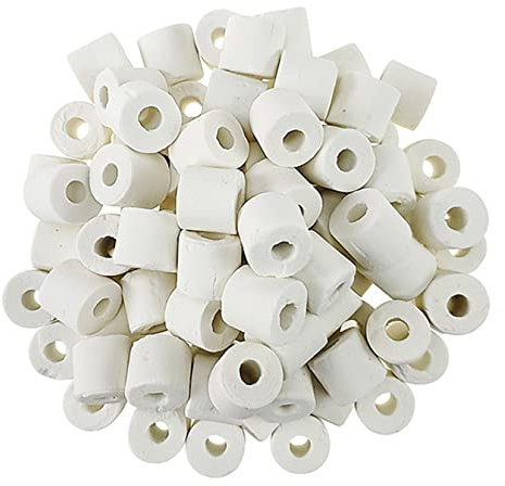 MUYYIKA Accessoires de filtre pour aquarium - Anneaux en céramique pour filtre d'aquarium - Anneaux en céramique biologique - Boules organiques - Filtre poreux biochimique