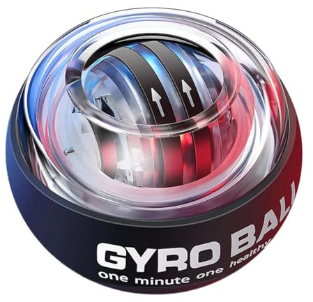 Gyroball, pelota para entrenar la muñeca, entrenador giroscópico para el antebrazo, pelota giroscópica para fortalecer los brazos, los dedos, los huesos de la muñeca y los músculos, para la oficina