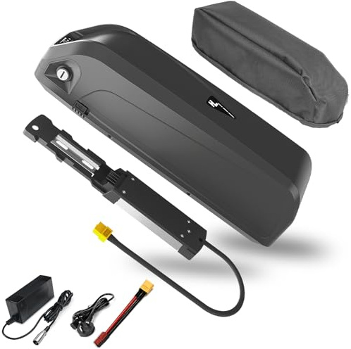 Ebike Battery 52V 13AH Hailong Electric Lithium-ion Bike Battery with Waterproof Bag/Charger/Anderson /XT60 XLR connector for 52V 250W 300W 400W 500W 600W 700W 800W 980W 1000W 1200W Motor(0-1200W)