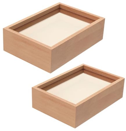 Alasum 2stücke Holz Spardose Mit Foto-Rahmen Transparente Geldbox Zur Aufbewahrung Von Münzen Kreative Deko Für Erwachsene Für Cafés Und Restauranttipps