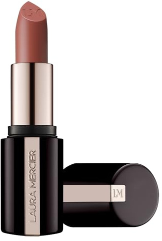 Laura Mercier Caviar Hydra Crème Lipstick, 16HR Hydration and Lip Barrier Repair, All Day Wear, Plumping, Smudge- & Fade-proof, Creamy Satin Finish, Infused with Hyaluronic Acid, 738 Les Halles