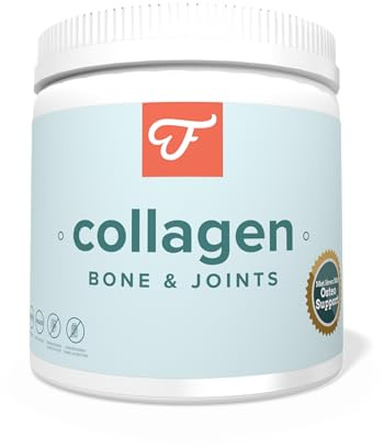 Kollagen Bone & Joints Pulver – Kollagen typ 1,2 und 3-6x 260g Pulver mit vitamin K2, D3, C und Calciumcitrat– Unterstützt die Gesundheit von Knochen, Muskeln und Gelenken