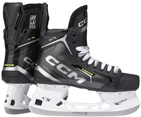 CCM Tacks XF70 Patins de hockey sur glace senior (7,0 = EU 42, normal)