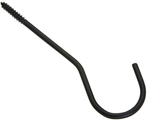 National Hardware N275-198 V2666 Ceiling Hook in Black