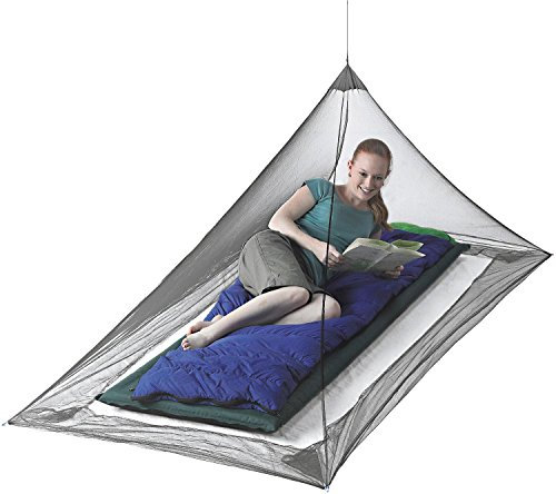 Sea to Summit Unisex ANMOSS Mosquitera pirámide Nano Individual, grau, 1.2 x 2.2 x 1 m m