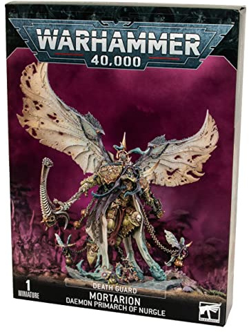 Games Workshop 99120102072 Death Guard Mortarion : Daemon Primarch of Nurgle Game, Black for 5 years to 99 years