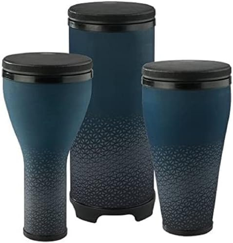 Remo Festival 10 Djembe,Timbau, & Tubano Drum Combo Pack - Royal Blue