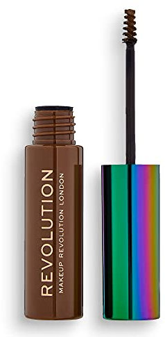 MakeUp Revolution, High Brow Gel, mit Cannabis Sativa A Braun, 6ml