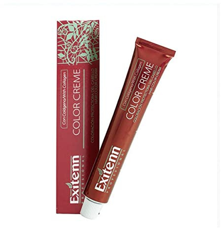 EXITENN Color Creme 60 ml, Color 746 Rubio Medio Cobre Rojizo