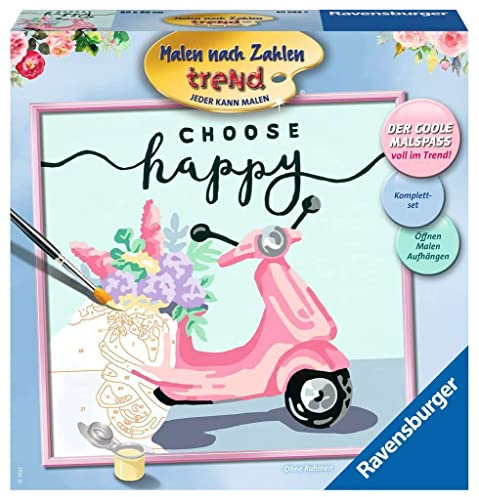 Ravensburger Malen nach Zahlen 20068 – Choose Happy – ab 12 Jahren