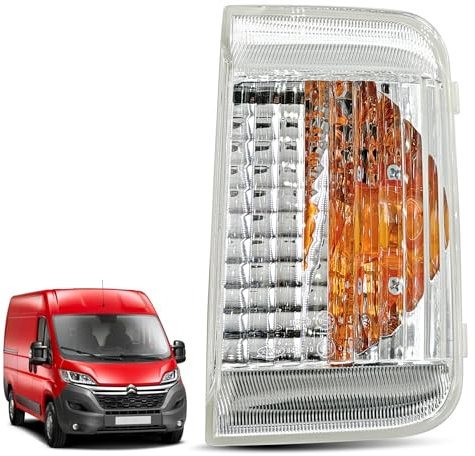 Convitex Blinker Spiegel Blinkleuchte Rechts passend für Ducato Boxer Jumper baujahr 2006- Spiegelblinker Außenspiegel Blinkerkappe Beifahrerseite Orange