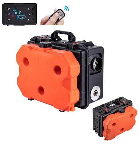 KATSU Diesel-Luftheizung 8KW 12V/24V/220V All-in-One, Standheizung für Auto, LKW, Wohnmobil, mit LCD-Display und Fernbedienung