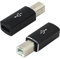 SopwMap 2 Stück USB C Buchse zu Drucker USB B Stecker Adapter, Typ-C zu B Konverter Datensynchronisation, Kompatibel für MIDI-Geräten, Druckern, E-Pianos, Unterstützt Plug & Play