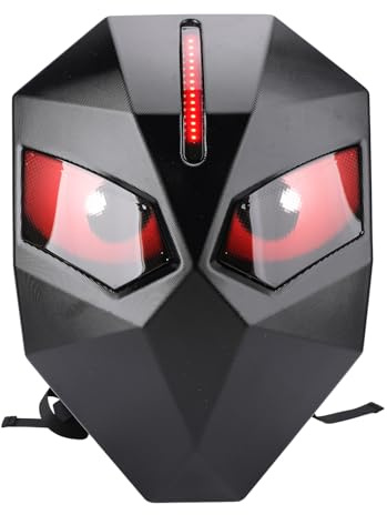 ciciglow LED -motorcykelryggsäck, Programmerbar Skärm med Stort Lagringsutrymme och 3D -hårt Skal, för Resande Sammankomster med Appkontroll