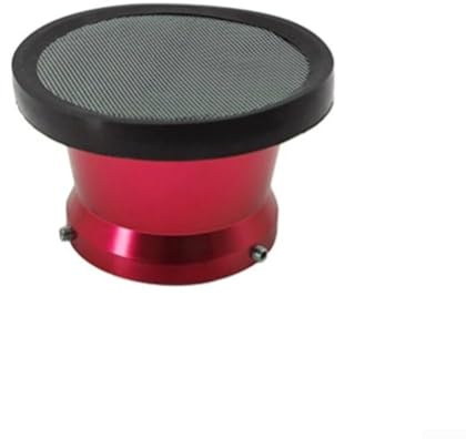 Filtro dell'aria per carburatore da 50 mm per OKO 2430 e per carburatori Keihin per moto da 24/26/28/30 mm, con schermo filtro e viti di installazione (rosso)