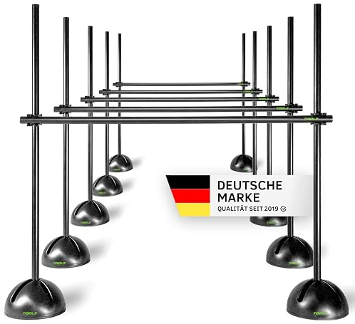 TOOLZ Agility Grid Set - Barre di Allenamento per l'allenamento condizionale - Ideale per Club o Sport scolastici