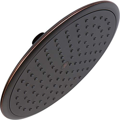 Waterfall Showerhead - 9 Inch Large Overhead Rain Shower Head - High Flow Best with Extension Arm - Oil-Rubbed Bronze
