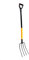 TOP TOOLS Profi Dunggabel Mistgabel Heugabel Forke Gabel 4 Zinken Dülle Metallstiel