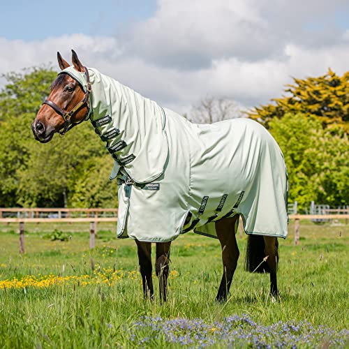 Horseware Rambo Hoody Green/sage Ekzemerdecke Fliegendecke (145)