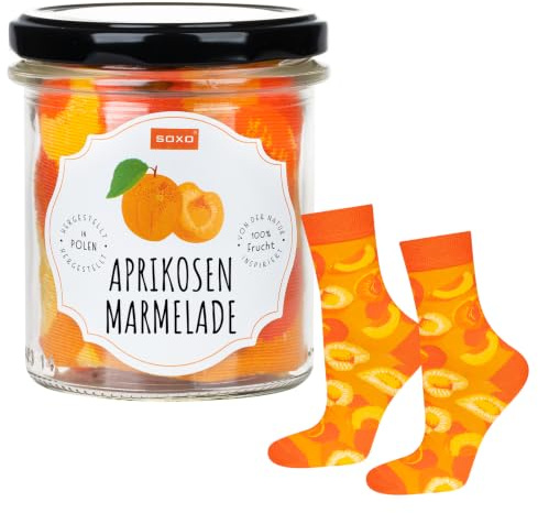 soxo Cotton Socks For Women - Fruit Jam Gifts - Funny Presents 2.5-6.5