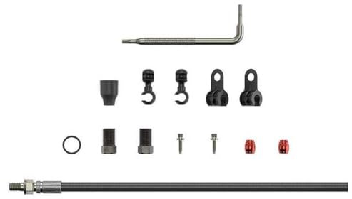 Sram Scheibenbremsleitungs Bremsleitungs Kit Schwarz 2000 mm