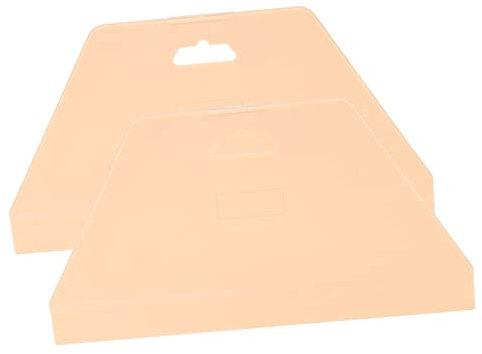 Raschietto in Plastica Beige 2 Pezzi per Vinile e Pellicola Auto