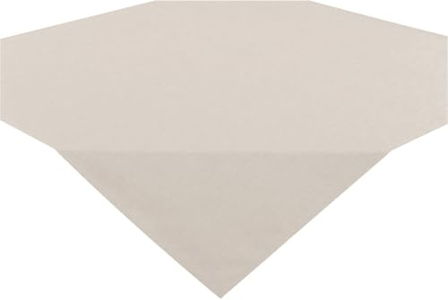 Nappe Wien Home, nappe moderne et anti-taches pour toute l'année, beige gris sable, 85x85 cm