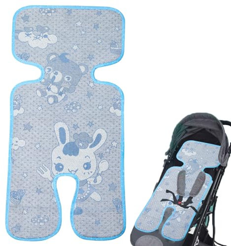 Atmungsaktive Sommer Sitzeinlage, Komfort Sitzauflage für Babyschale, Baby Sitzauflage Sommer, Baby Sitzauflage für Kinderwagen, Antischwitz für Kinderwagen, Atmungsaktive Sitzeinlage