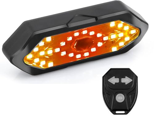Funmo Luce Posteriore da Corsa, Luce Posteriore USB Ricaricabile & Impermeabile, 5-6 Modalità di Illuminazione Luci per da Strada e Mountain Bike