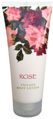 Village ROSE Bodylotion Tube (Feuchtigkeitslotion 200 ml, Pflegebutter Unisex) 144201