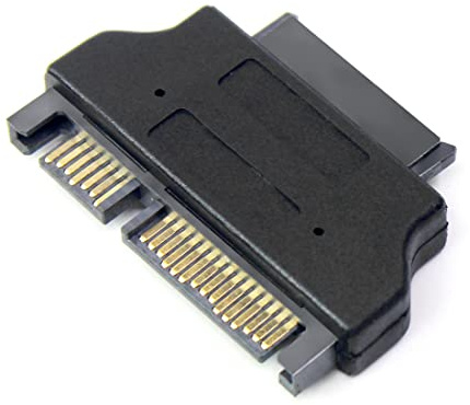 chenyang SATA 22Pin Stecker auf Slimline SATA 13 Buchse Laptop CD-ROM Konverter Adapter