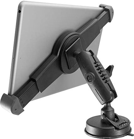 iBolt Tabdock 2 Drive-Holder/Mount with Suction Cup and AMPs Plate BizMount- for Your Windshield, Dashboard, or Desk - Compatible with All 7-10 Tablets: iPad, Samsung Galaxy Tab, Google Nexus