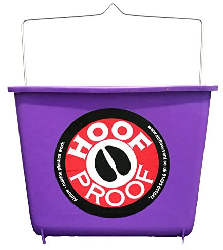 Airflow Eimer für Waden/Allzweck, Hufschutz, quadratisch, 5 l, Violett