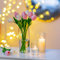 Windlicht Glas Kerzenhalter Kerzenständer Glaszylinder：Romadedi 6er Set Windlichter für Kerzen Stumpenkerzen Schwimmkerzen Kerzenglas Glasvase für Hochzeit Party Esstisch Tischdeko Wohnzimmer Deko
